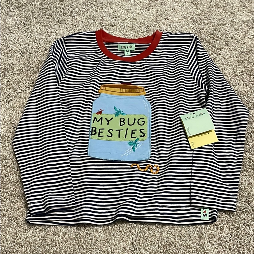 Striped Kids Shirt - Black and White
